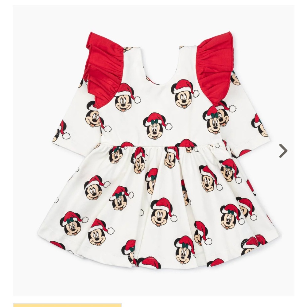 MONICA AND ANDY MICKEY CHRISTMAS RUFFLE DRESS 4T